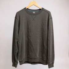 GH Bass  Co Men  s Sweatshirt XXL Dark Green Crew Neck Pullover Fleece Casual