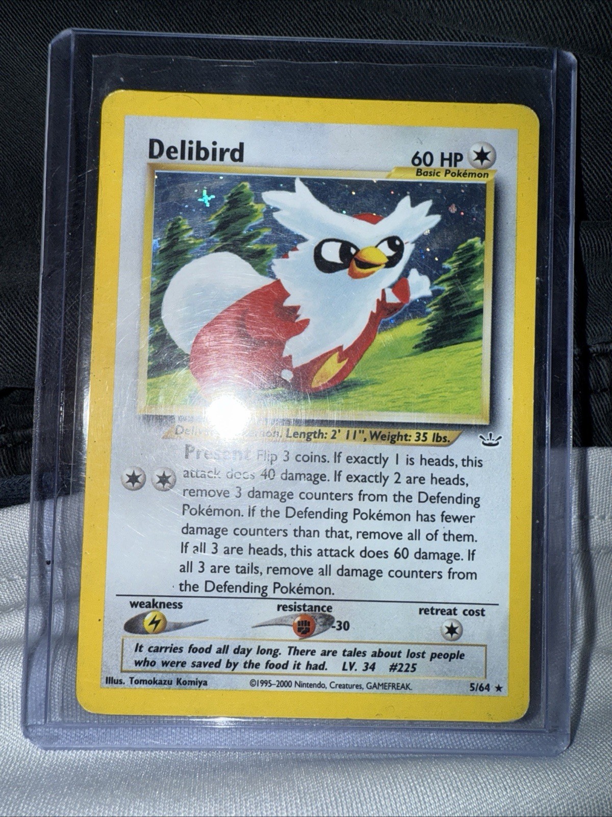 Pokémon TCG Delibird Neo Revelation Holo Card 5/64