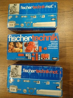 Fischer Technik Building Kit  Original Packaging with Instructions-Lot of 3 kits