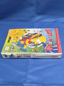 Los Simpson: Bart vs. el Mundo Nintendo NES CIB Abierto Juego Sellado Por Favor Leer