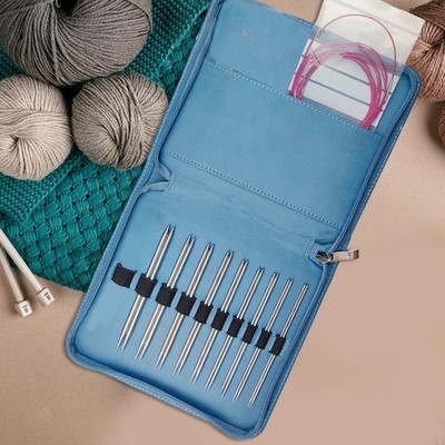 Rundstricknadel Set tragbar DIY 9 Größen für Pullover Schal Anfänger