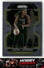 2022 Panini Prizm WNBA #17 Jantel Lavender Silver Error Card