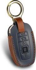 for Ford Leather Key Fob Cover Compatible with Lincoln Aviator Corsair Nautilus