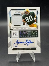 2024 Panini National Treasures - Lasting Legacies James Lofton Patch Auto /25🔥