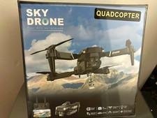 Sky Drone Quadcopter w/ HD Camera, Optical Flow, 360 Flip, 1-Key Takeoff