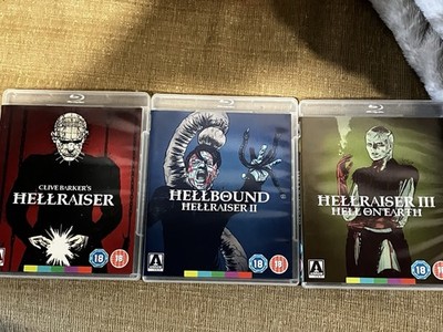 Hellraiser I II III Trilogy Box Set Arrow Video Blu-ray Disc