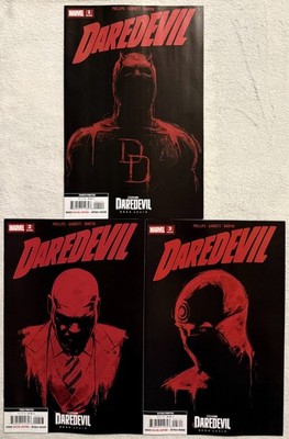 Daredevil #1 4th print #2 3rd #3 2nd Marvel Television Daredevil Reborn Variants