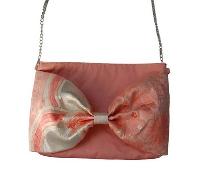 One-of-a-Kind Silk Kimono Obi 2-Way Bag | Handmade Japanese Clutch Purse