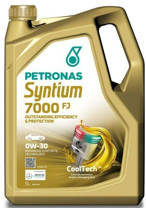 Huile Petronas Syntium 7000 FJ 0W30 5L pour réduire la consommation et protéger le moteur du froid