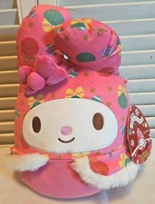 MY MELODY SQUISHMALLOWS Hello Kitty  Friends NWT Plush Jazwares 8" Christmas