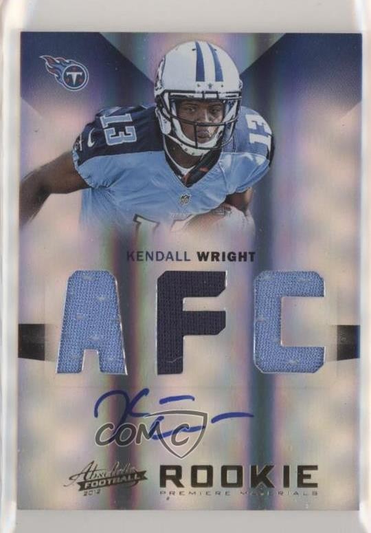 2012 Panini Absolute AFC/NFC Signatures 31/49 Kendall Wright Rookie Auto RC 0v0