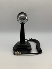 Rauland Borg Vintage Desk Microphone Intercom CB Radio 4 Pin Volume Control