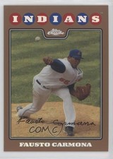 2008 Topps Chrome Copper Refractor /599 Roberto Hernandez Fausto Carmona #93 l5w
