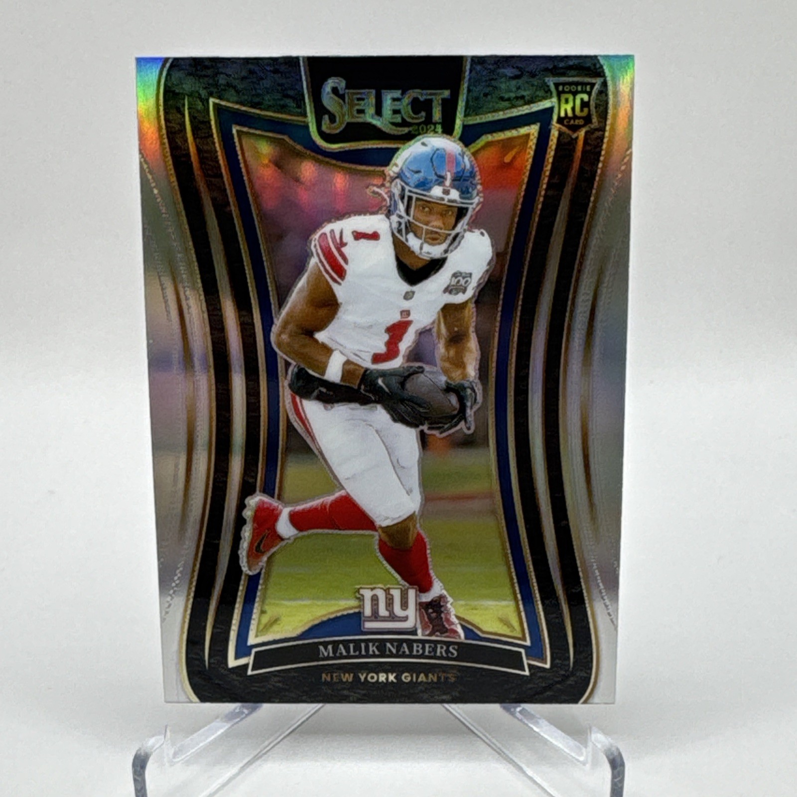 2024 Select Malik Nabers Suite Level Silver RC Giants
