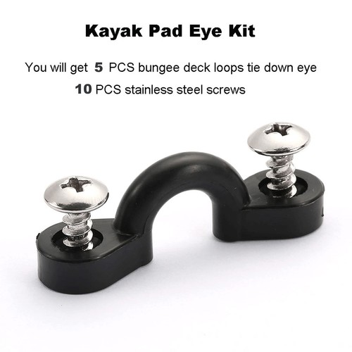 2 Stück Kajak Paddel Halter Clips (einschließlich Schrauben), Kajak Paddel Clip Deck Halterung... - Bild 7 von 7