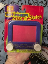 Vintage 2002 Ohio Art Hot Pocket Etch A Sketch Purple 516