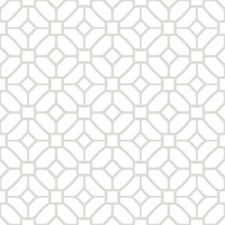 FP2946 Lattice Peel Stick Floor Tiles, White Off-White