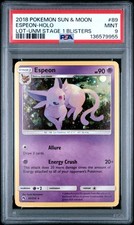 2018 POKEMON SUN & MOON LOST THUNDER #89 ESPEON-HOLO PSA 9 on eBay