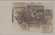Ask Mr Foster Sightseeing Auto Bus Jacksonville Florida FL RPPC 1905 Postcard
