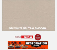 HOLDEN FX FJ SEDAN NEUTRAL OFF WHITE SMOOTH GRAIN ROOF HEAD HOOD LINING (9)