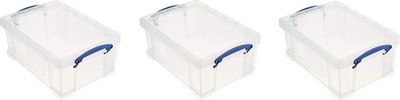 Really Useful Products Clear 9L (Thrее Расk) LIEFERUNG AM NÄCHSTEN TAG