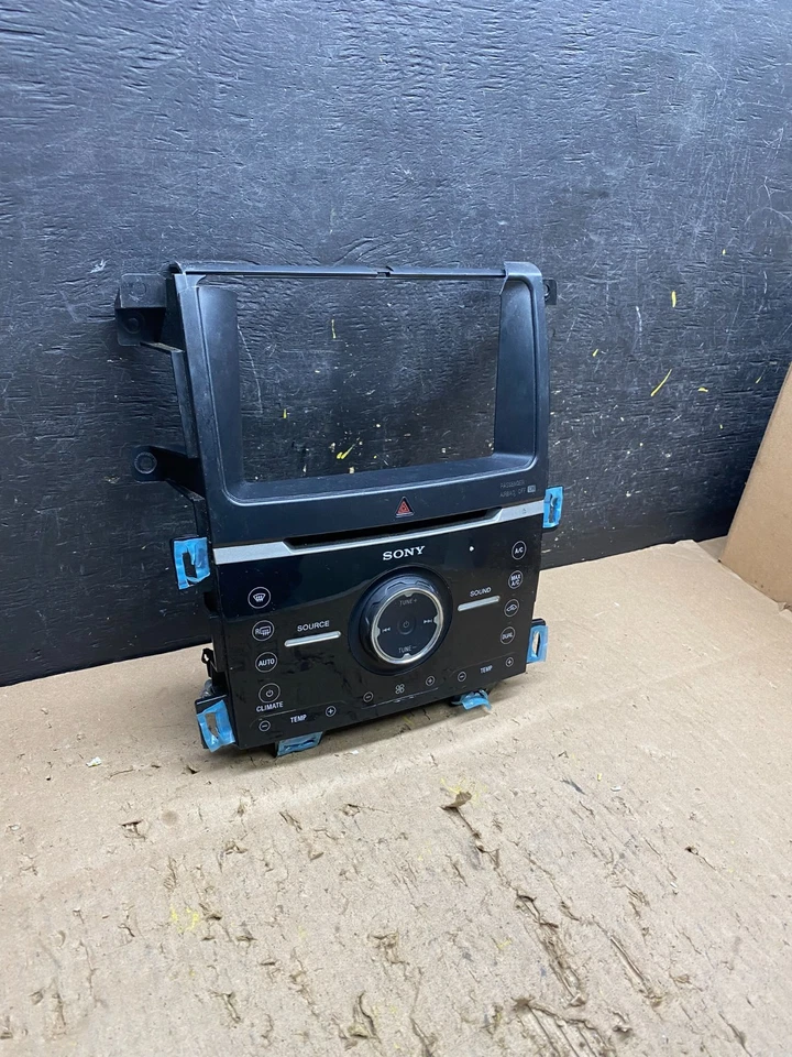 Ford Edge 2011-2014 calefacción climatización radio CD control tablero bisel T8626 DG Foto 2 de 4