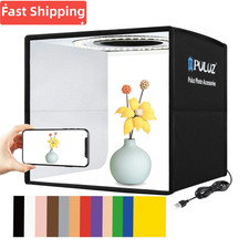 Portable LED Photo Light Box Tent Cube Room Studio 96 LED Photography Backdrop