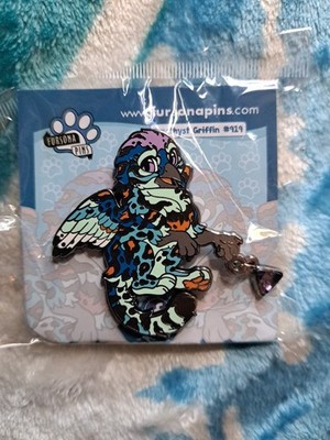Fursona Pins #919 Birthstone Amethyst Griffon February 2021 Patreon