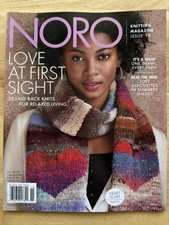 Noro Knitting Magazine 2021 Issue 18 Heart Scarf, Love At First Sight