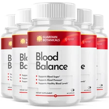 (5 Pack) Guardian Botanicals Blood Balance Advanced Glycogen Vitamin 300 Capsule