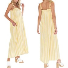 Show Me Your Mumu Angel Maxi Dress in Sunny Stripe size XS Boho Travel Resort