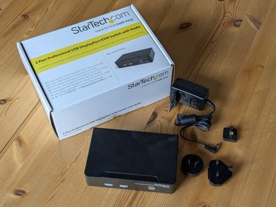 Startech SV231DPUA - 2 Port DisplayPort USB KVM Switch mit Audio