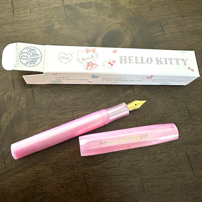 Kaweco x Hello Kitty Limited Edition Pink Fountain Pen Gold Trim -Fine Nib-