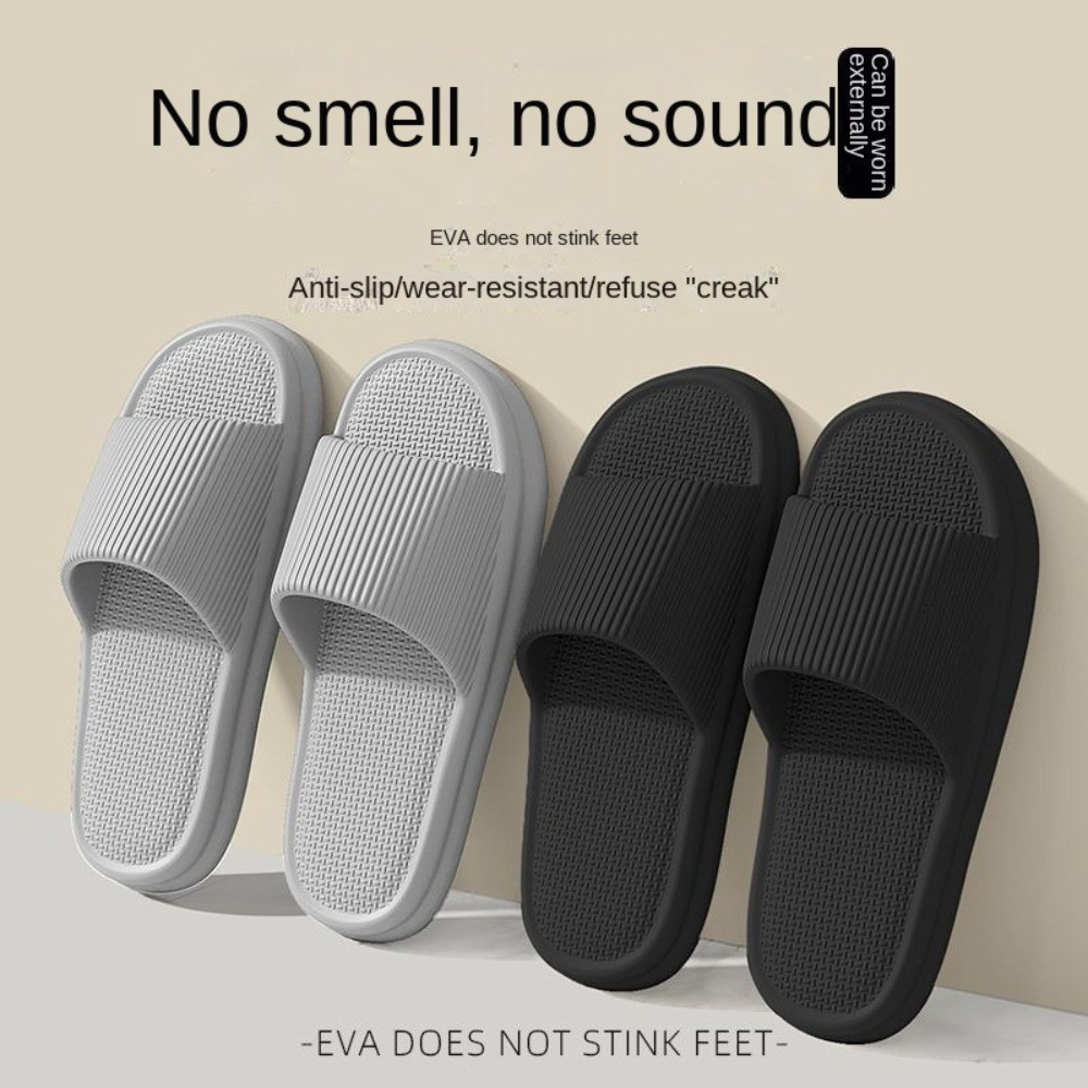 SAOLA Pantofole con plateau spesse suola morbida unisex bagno ciabatte casa scarpe