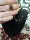 Metropolitan Museum Of Art,  Gold Tone Necklace With Stone Pendant — photo 2