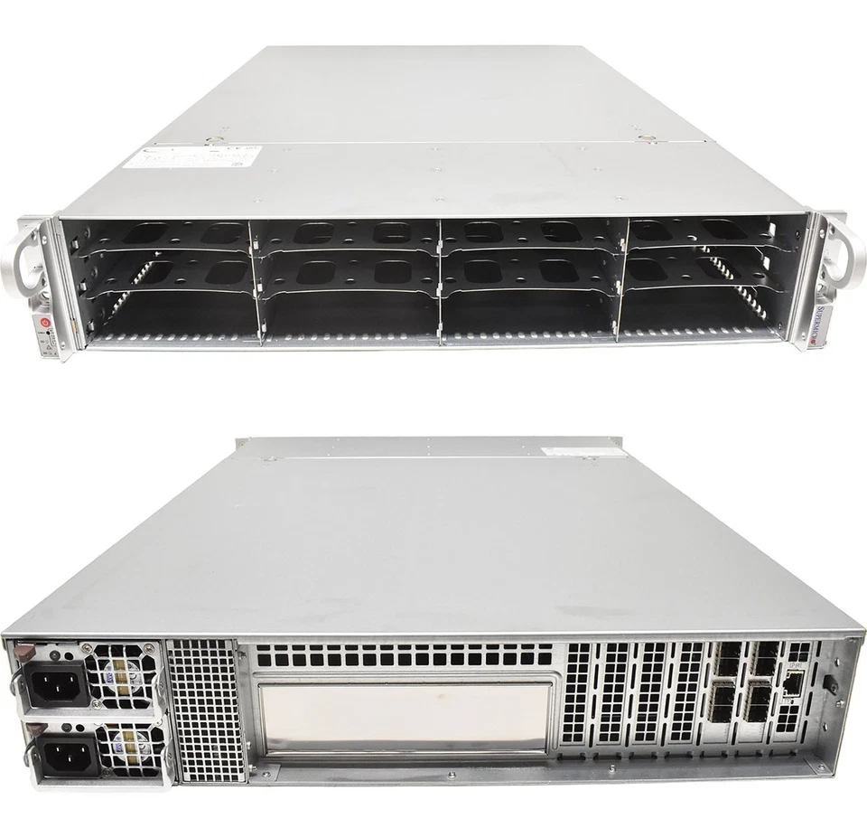 Supermicro CSE828 826JBOD-7 2U Rack Storage JBOD 12xLFF 3.5 CSE-826BE2C-R741JBOD