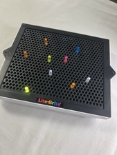 Lite Brite Magic Screen Retro W/ Pegs 12825SH / 02215 Art Flashing Light Up Set