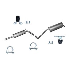 Komplett Auspuff+Anbausatz für Seat Ibiza IV  1.0 Schrägheck , Kombi NEU