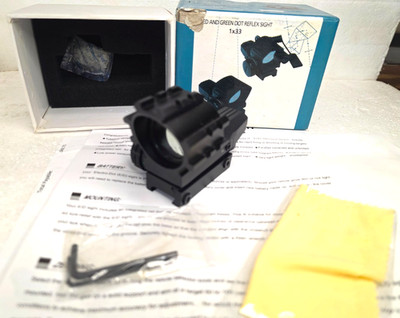 ELECTRO-RED/GREEN DOT MULTIPLE REFLEX SIGHT, 1 x 33 NOS New in Box