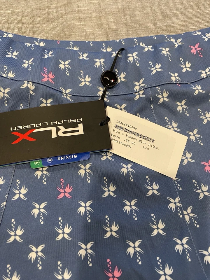 Falda corta de golf RLX Ralph Lauren con motivo de palmera nueva con etiquetas, talla pequeña Foto 2 de 4