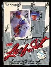 1990 MLB Leaf Baseball Hobby Box Series 1 - 36 Packs
