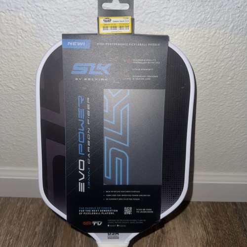 Selkirk Sport SLK Evo Power Max 13mm Pickell Ball Paddel weiß Kohlefaser - Bild 2 von 4