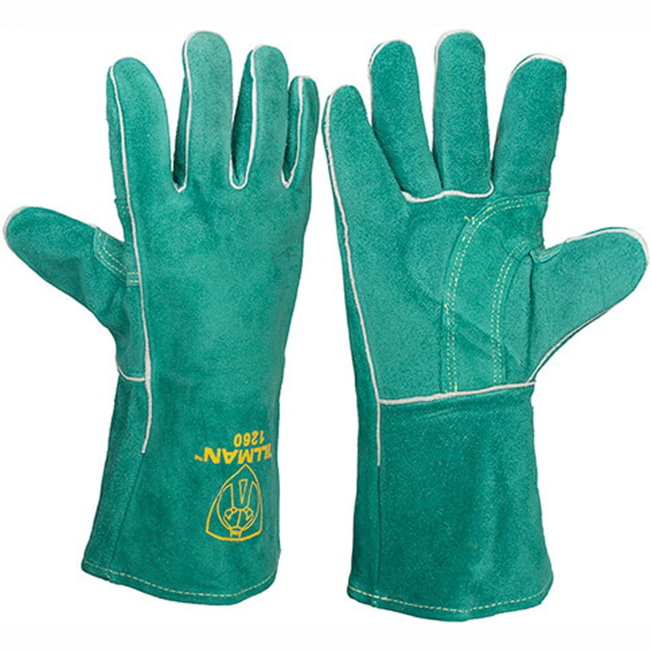 Tillman 1260 14" Premium Insulated Split Cowhide Stick Welding Gloves, Large