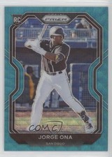 2021 Panini Prizm Tier III Teal Wave Prizm Jorge Ona #209 09j5