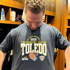 Toledo Rockets Basketball Tournament Bound Mens Graphic Tee Vintage Fan Gift