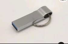 NEW  1TB Flash Thumb Drive USB Key Ring Chrome