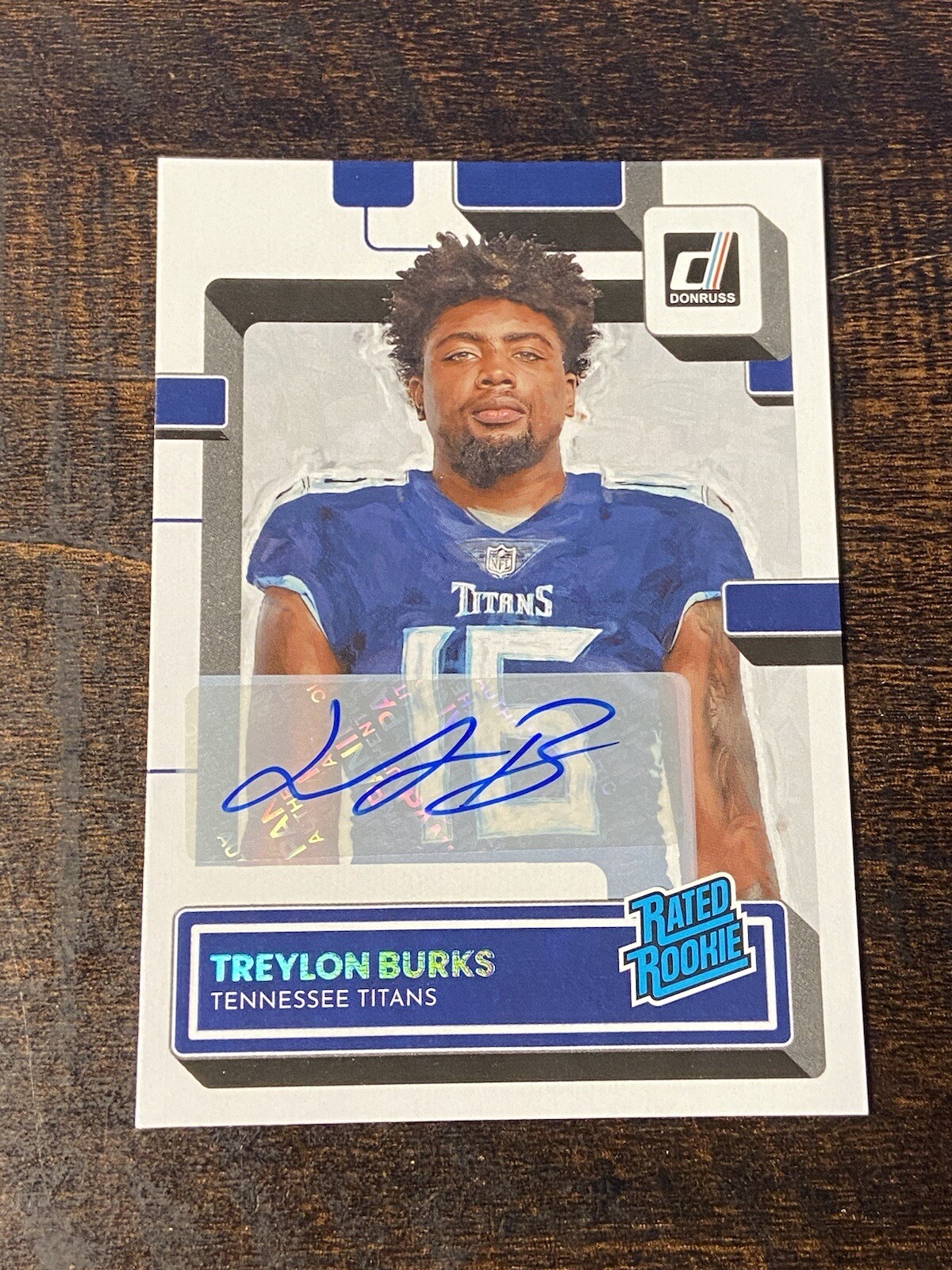 2022 Donruss Treylon Burks Rated Rookie Portrait Auto /49 SSP