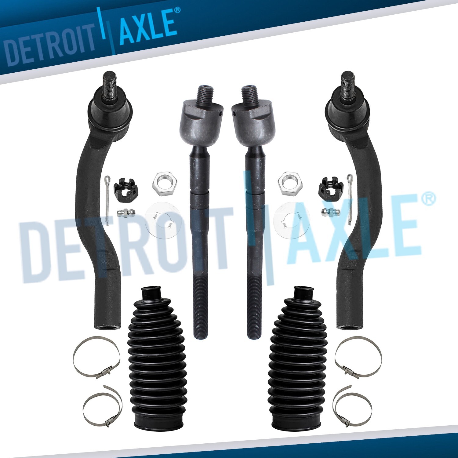 Front Inner Outer Tie Rods W/Boot Kit For 2007 2008 2009 2010 2011 Toyota Camry - Foto 10