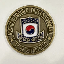 ROK US COMBINED FORCES COMMAND COIN AC OF S ENGINEER