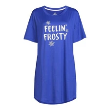 Women's Sleepwear "Feelin Frosty" Sleep Shirt Secret Treasures Sized 2x/3x